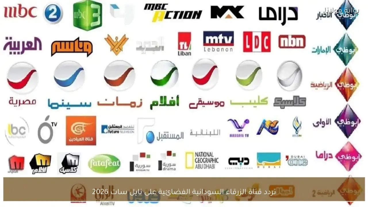 تحديث الإشارة.. استقبل تردد قناة الزرقاء السودانية على نايل سات لعام 2026